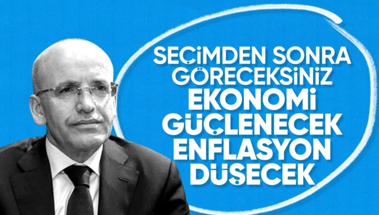 Mehmet Şimşek: Seçimden sonra enflasyon düşecek