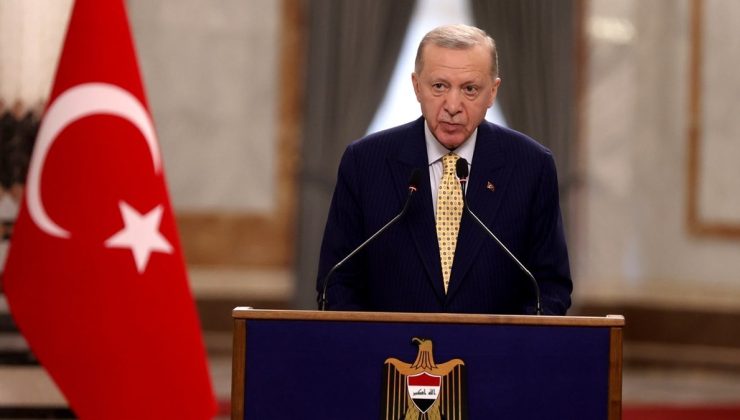 Cumhurbaşkanı Erdoğan, Irak’ta düzenlenen basın toplantısında konuştu